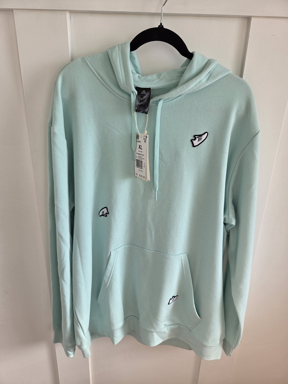 adidas Men’s Mint Green Crewneck Hoodie